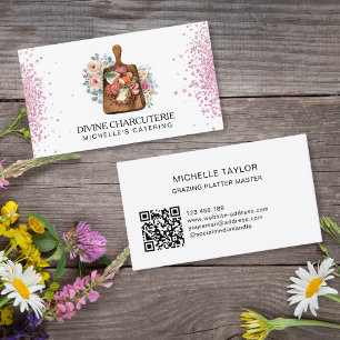 Professional Charcuterie Catering Grazing Board  Business Card