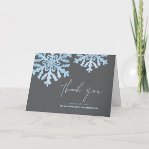 Professional Charitable Thank You Folded Card
