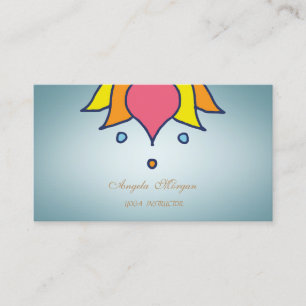 Professional Charming Professional Lotus Flower Business Card