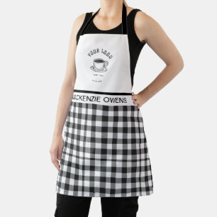 Professional Checkerboard Custom Logo Apron