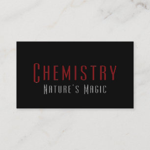 Professional Chemist Chemistry Business Cards