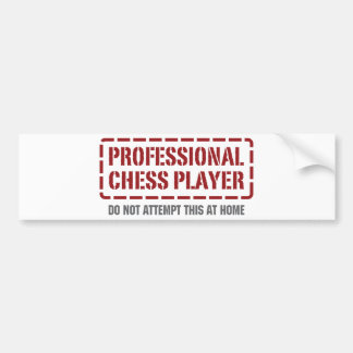 Professional Chess Player Bumper Sticker