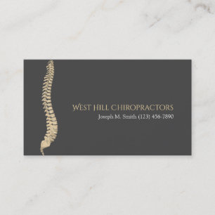 Professional Chiropractor Health Business Card