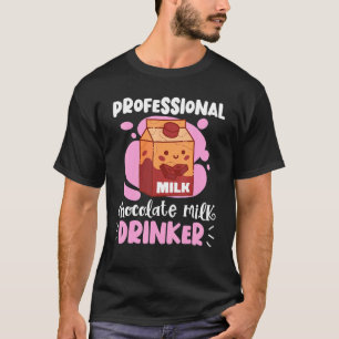 Professional Chocolate Milk Drinker Milk Box T-Shirt