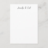Professional Classic Calligraphy Minimalist Plain