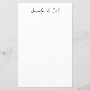 Professional Classic Minimalist Plain Paper Sheet