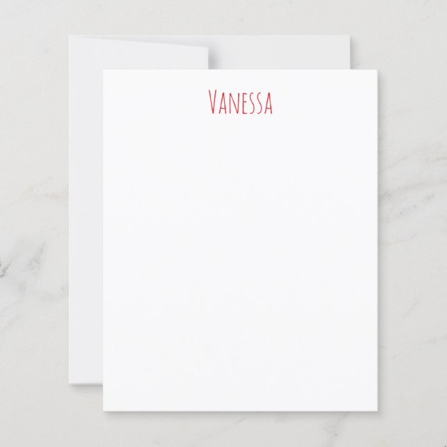 Professional classical calligraphy name custom red (Front)