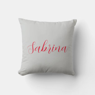 Professional classical handwriting name custom cushion