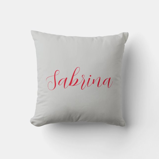 Professional classical handwriting name custom cushion (Front)
