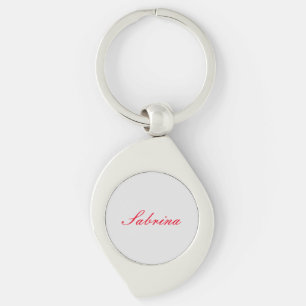 Professional classical handwriting name custom key ring