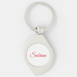 Professional classical handwriting name custom key ring