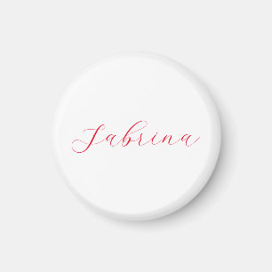 Professional classical handwriting name custom magnet