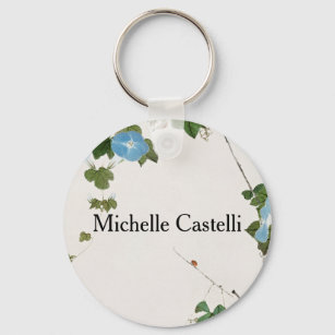 Professional Classical Minimalist Floral Vintage Key Ring