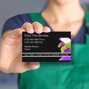Professional Cleaning Business Card
