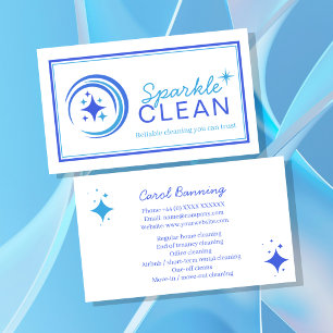 Professional Cleaning Business Card Template