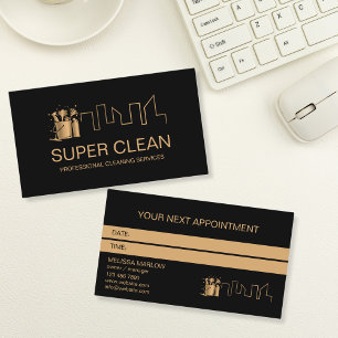 Professional Cleaning House Residential Commercial Business Card