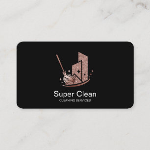 Professional Cleaning House Services Business Card