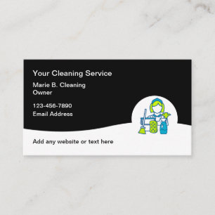 Professional Cleaning Service Business Cards