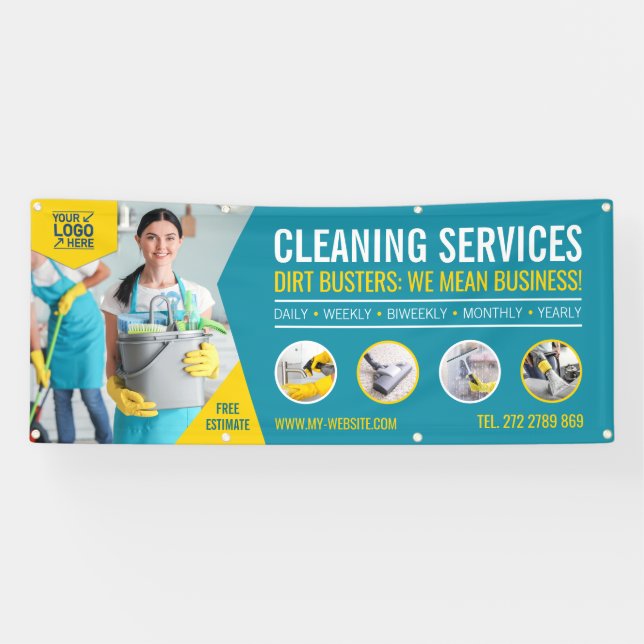 Professional Cleaning Services Banner (Horizontal)