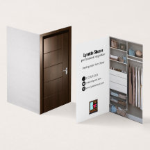 professional closet organiser business card