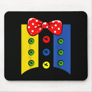 Professional Clown Costume Halloween Funny Circus Mouse Pad