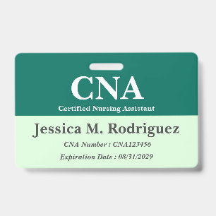 Professional CNA ID OR NAME  Badge