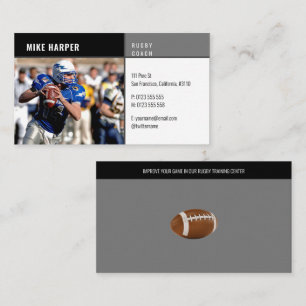 Professional Coach Rugby Master Sport Business Card