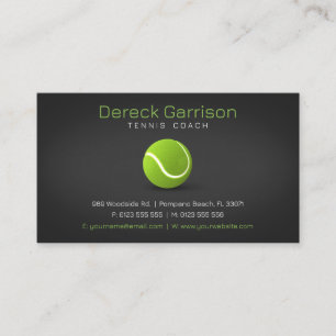 Professional Coach Tennis Master Sport Business Card