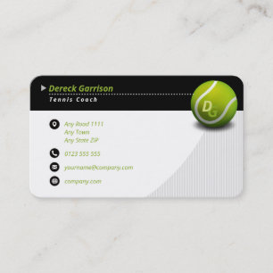 Professional Coach Tennis Master Sport Business Card