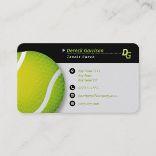 Professional Coach Tennis Master Sport Business Card