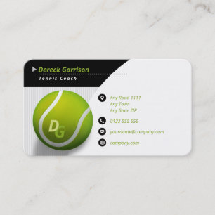 Professional Coach Tennis Master Sport Business Card