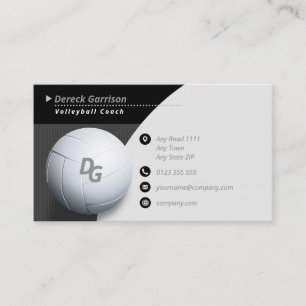 Professional Coach Volleyball Master Sport Business Card