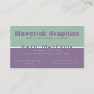 Professional Colour Duos Business Card