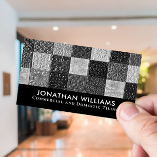 Professional Commercial and Domestic Tiling Business Card
