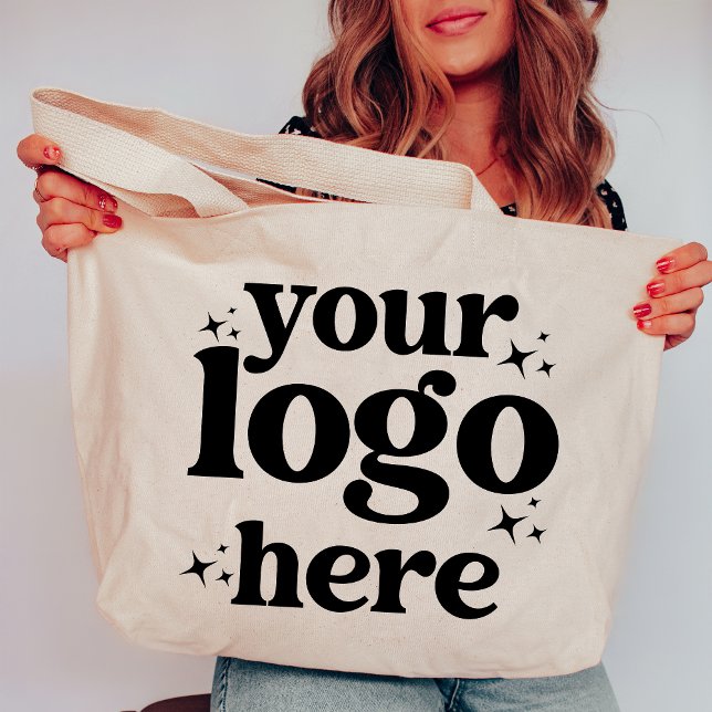 Professional Company Business Logo Personalised  Large Tote Bag (Creator Uploaded)