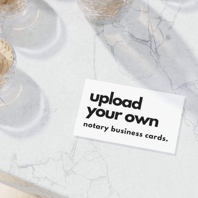 Professional Company Business Template Notary Business Card (Creator Uploaded)