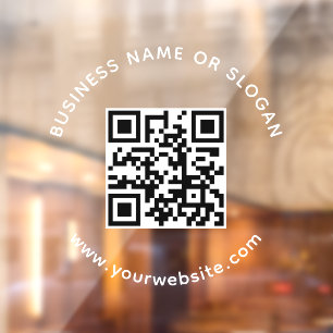 Professional Company QR Code Business Name Slogan