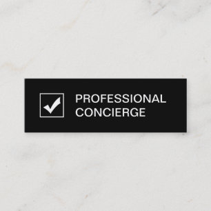 Professional Concierge Business Cards