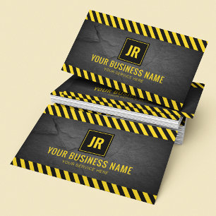 Professional Construction Builder Business Card