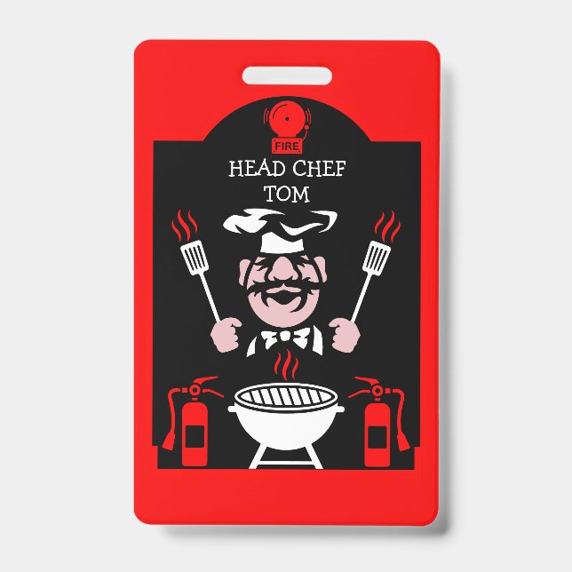Professional Cook Gift ID Badge (Front)