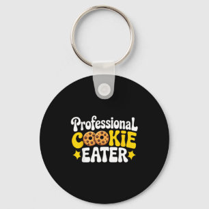 Professional Cookie Eater Cookie Lover Chocolate C Key Ring
