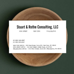 Professional Corporate Consultant Group Business Card