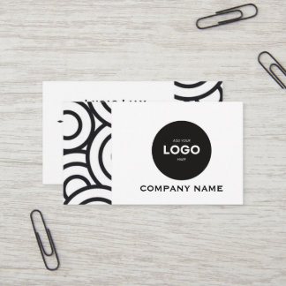 Professional Corporate Logo & QR Code Business Car Card