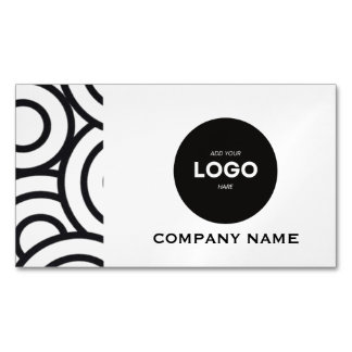 Professional Corporate Logo & QR Code Magnetic Business Card