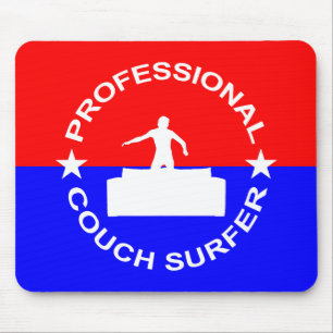 Professional Couch Surfer Mouse Pad