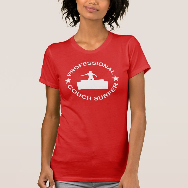 Professional Couch Surfer T-Shirt (Front)