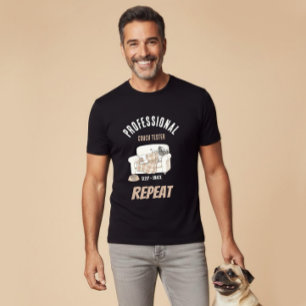 Professional Couch Tester – Cozy Paws Collection T-Shirt