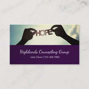 Professional Counseling Group Life Coach, Business Card