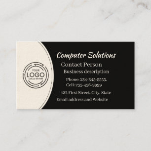 Professional Create Your Own Logo Elegant Business Card