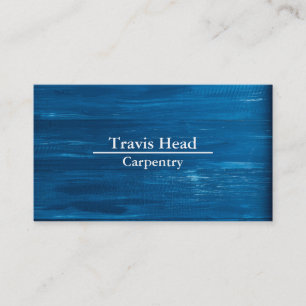 Professional Create Your Own Wooden Carpenter  Business Card